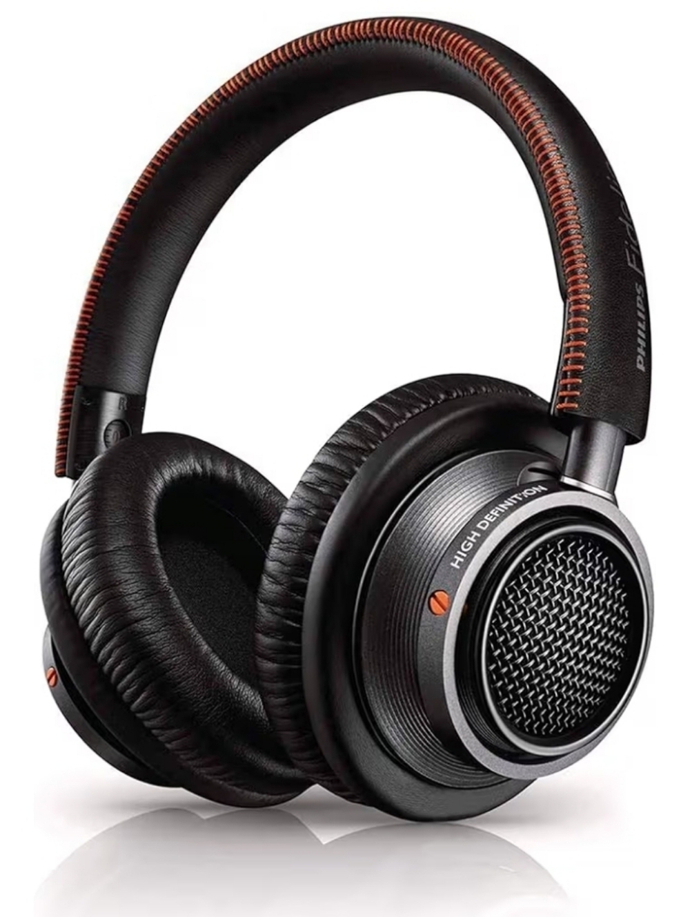 Philips Fidelio L2 Over-Ear Open-Air Headphones 40mm Drivers- Black Fl2P w Mic